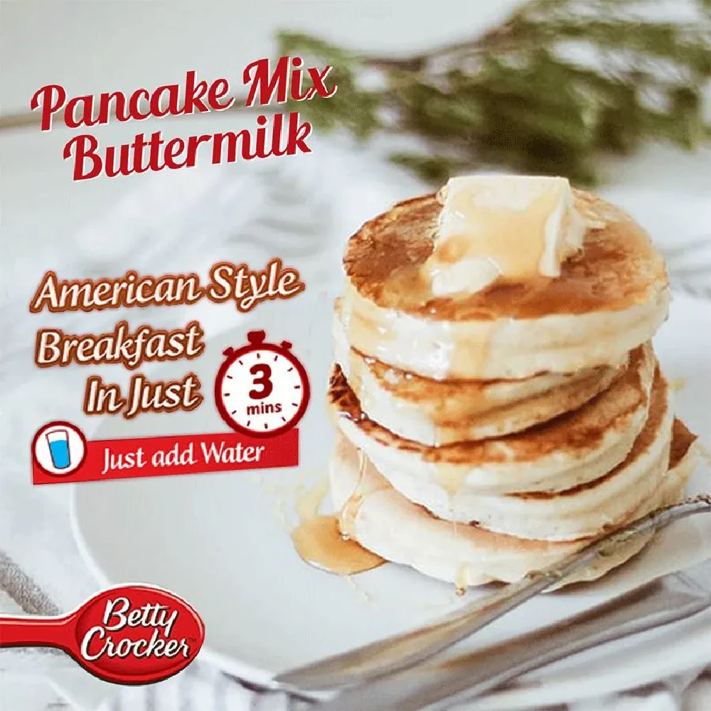Betty Crocker Complete Pancake Mix - Buttermilk, 500 g-7.webp